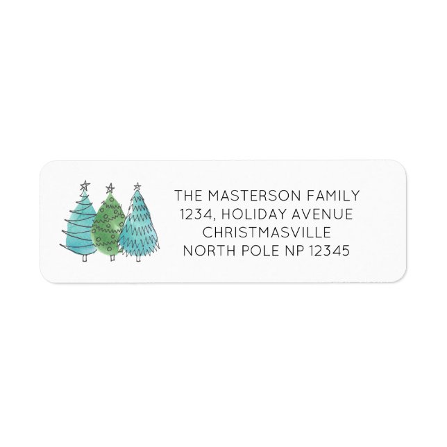 Modern Christmas Trees (Front)