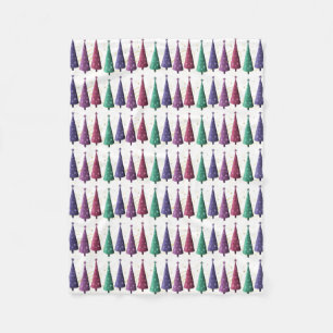 Modern Christmas Trees Blanket
