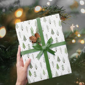 Zazzle + Distressed Gold Emerald Deep Green Wrapping Paper