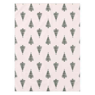 Modern Christmas Trees Tablecloth
