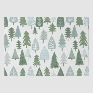 Modern Christmas Trees  Tissue Paper