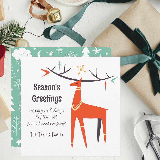 Modern Christmas | Vintage | Retro | Script  Holiday Card (Creator Uploaded)