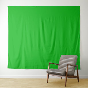 Modern Chroma Key Green Screen Zoom backdrop Tapestry