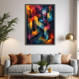 Modern Chromatic Dance Canvas Print