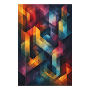 Modern Chromatic Dance Photo Print