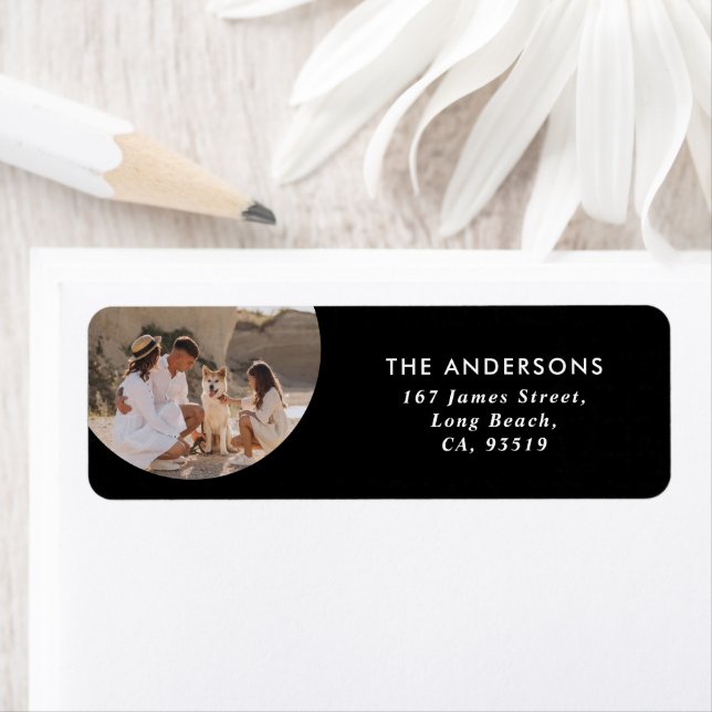 Modern circle photo simple typography Christmas (Insitu)