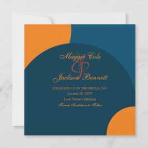 Modern Circle Save The Date