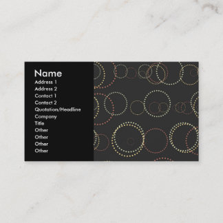 Modern Circles #2 Business Card