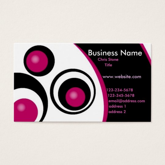 Modern Circles Business Card