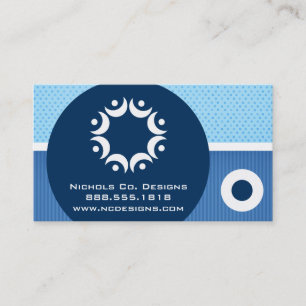 Modern Circles Business Cards