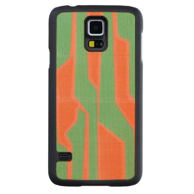 Modern Circuit I Carved Maple Galaxy S5 Case (Back)