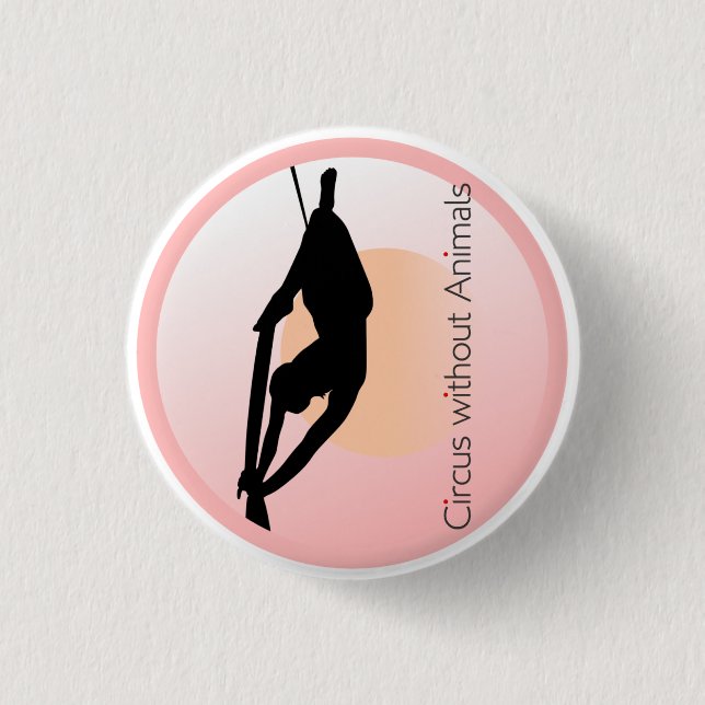 Modern Circus Acrobat 3 Cm Round Badge (Front)