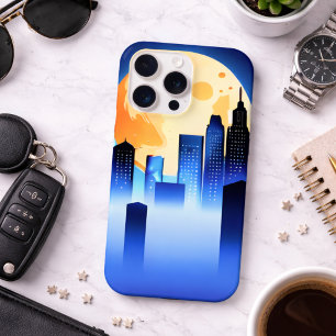 Modern City Skyline iPhone 15 Pro Case