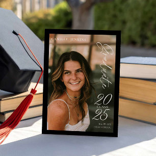 Modern Class 2025 Photo Graduation Announcement