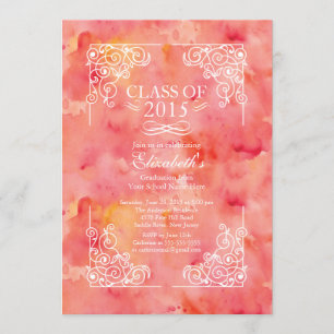 Modern Class of 2015 Graduation Party Invitation