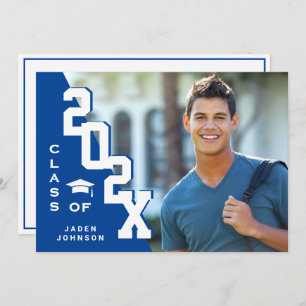 Modern Class of 2023 Grad PHOTO Graduation Party Invitation