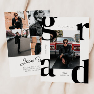 Modern Class of 2024 Graduation Invitation