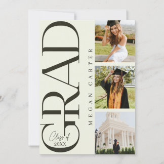 Modern Class of 2025 Graduation Party Invitation