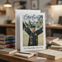 Modern Class of 2026 Graduation Announcement