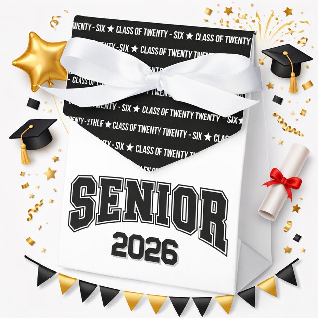 Modern Class of Twenty Twenty‑Six Typography Favour Box (Creator Uploaded)