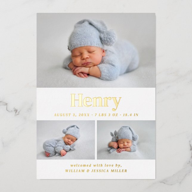 Modern Classic 3 Photo Collage (Front)