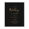 Modern Classic Black Gold Budget Wedding Invites