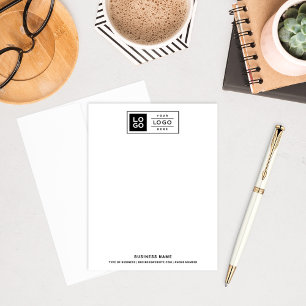 Modern Classic Black Logo Business Branded Card