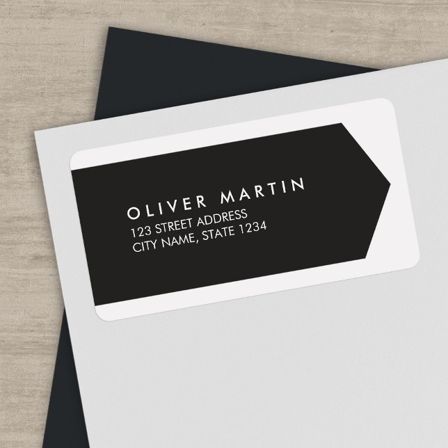 Modern Classic Dark and Light Grey Address Labels (Creator Uploaded)
