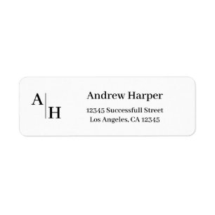 Modern Classic Elegant Custom Monogram Initial