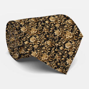 Modern Classic – Elegant Gold Pattern Tie