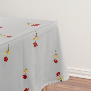 Modern Classic  Flower  Pattern Tablecloth