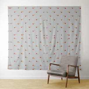 Modern Classic Flower Pattern Tapestry