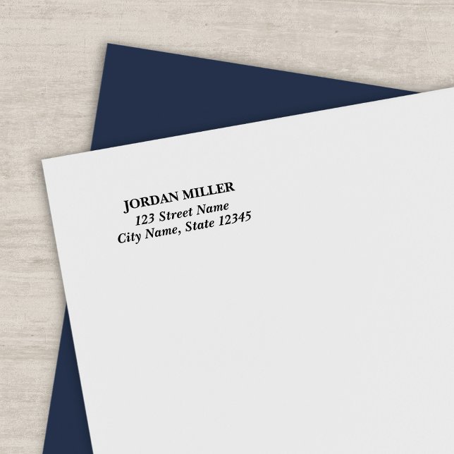 Modern Classic Home Address Self-inking Stamp (Creator Uploaded)