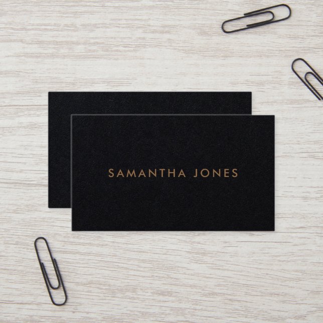 Modern Classic Personalised Mini Business Card (Front/Back In Situ)