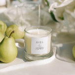 Modern Classic Personalized Names Wedding Sticker<br><div class="desc">Perfect for sealing envelopes,  wedding favors,  gift packaging,  and adding a personalized touch to your celebration.

Part of the "RHEA" Wedding Collection — follow the link on this page to explore all coordinating designs. • Mockups for this design were created using Midjourney AI.</div>