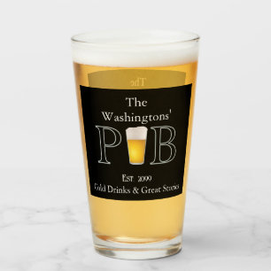 Modern Classic Pub Drinking Glasses Pint Beer