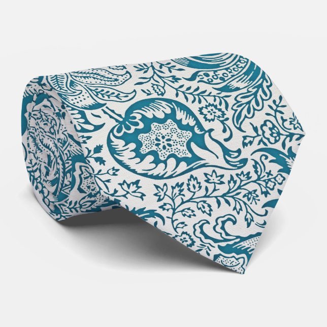 Modern Classic – Royal Blue Ornament Tie (Rolled)