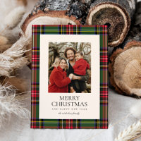 Modern Classic Tartan Plaid One Photo