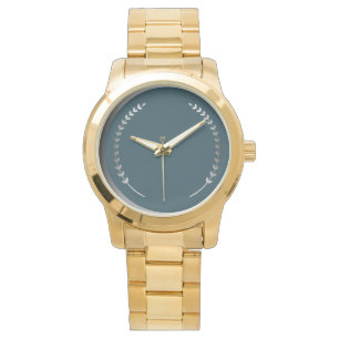 Modern Classic Teal Women Gold Watch