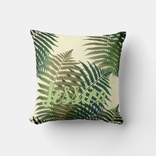 Modern Classic Tropical Palm Custom Cushion