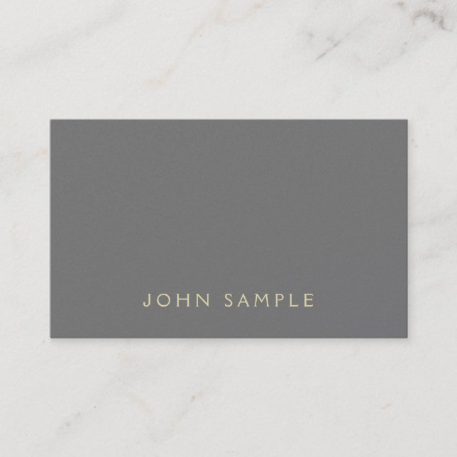 Modern Classy Creative Pearl Finish Luxury Business Card (Front)