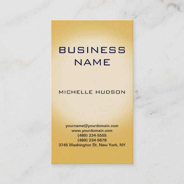Modern Clean Consultant Business Card (Front)