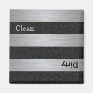 Modern Clean Dirty Dishwasher Magnet