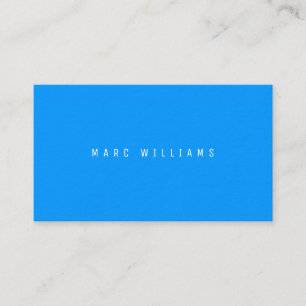 Modern clear sky blue cover business card