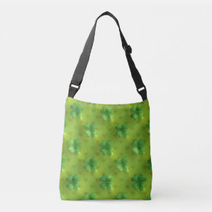 Modern Clover 4 Lists Green Collection Crossbody Bag
