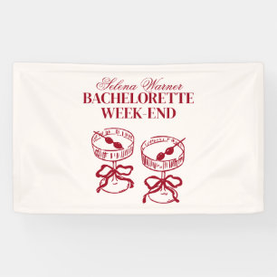 Modern Cocktails Bachelorette Weekend Banner