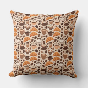 Modern Coffee Aesthetic Pattern Cushion