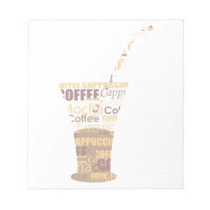 Modern Coffee Illustration Notepad