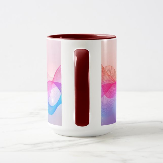 Modern Coffee Shop Café or Bar Custom Barista  Mug (Handle)