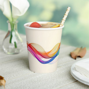 Modern Coffee Shop Café or Bar Custom Barista Paper Cups